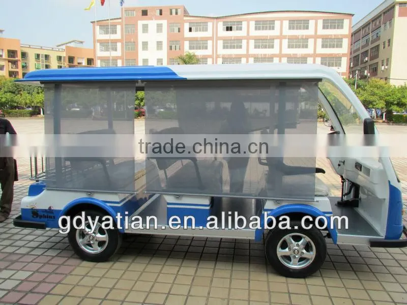 Latest design suitable price tourist mini electric shuttle bus
