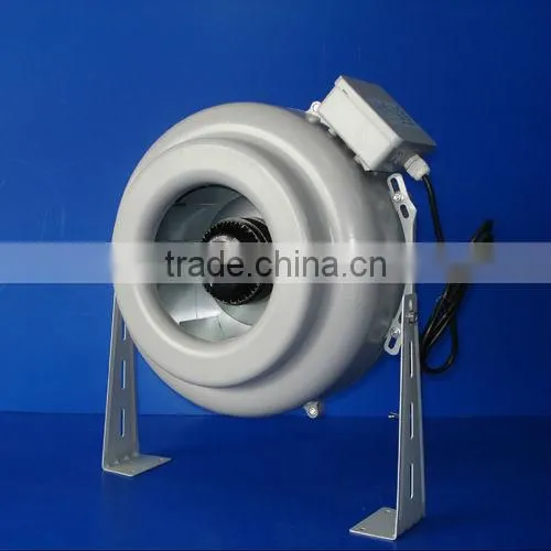 Plastic inline fan for hydroponics