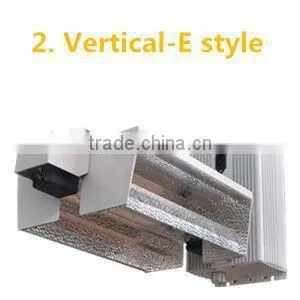hydroponics double ended reflector with ballast /1000w de lighting fixture/ de complete lighting fixure