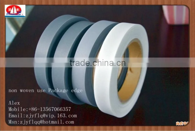 short width ( 1cm,2cm,3cm etc) nonwoven fabric use Package edge