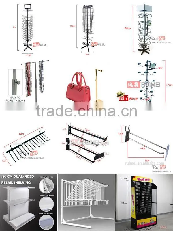 Knocked-Down Metal Mobile Phone Accessories Display Stand