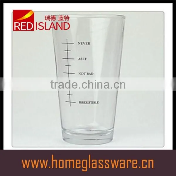 16oz Custom printed pint beer glass cup wholesale
