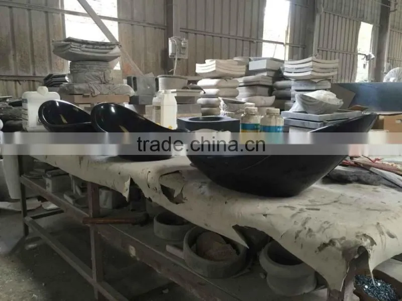 Natural nero marquina marble bathroom sink for wholesale