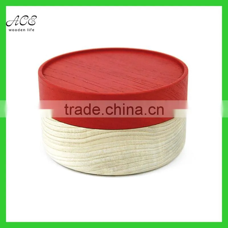 Kitchen decorative wooden spice container