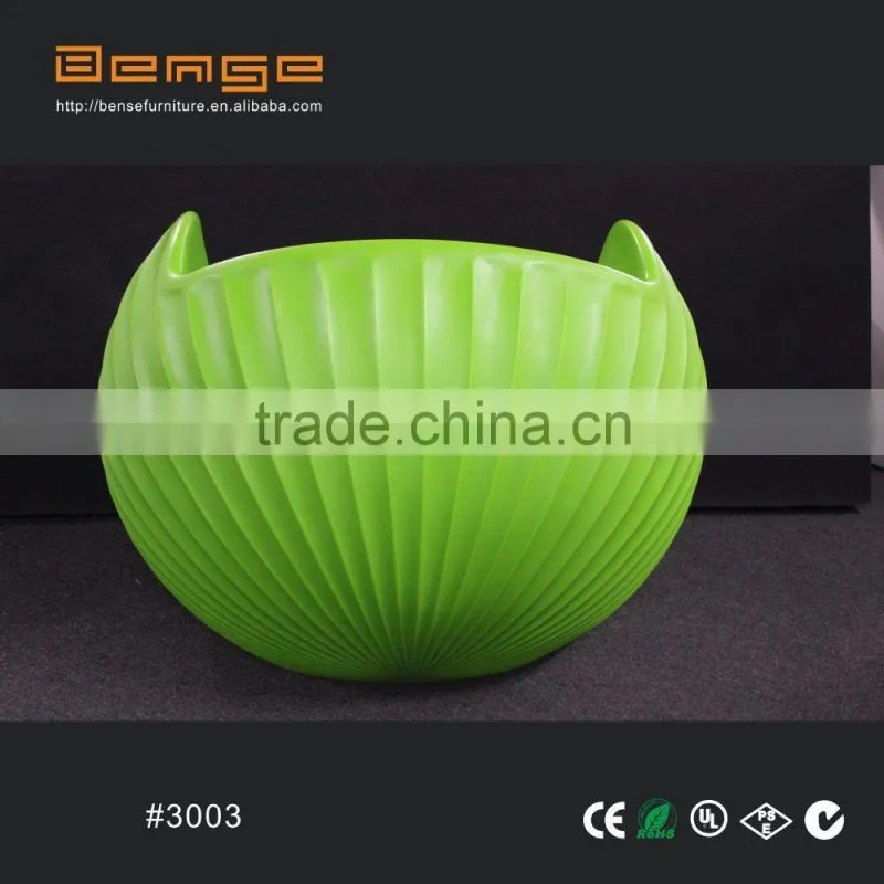 2016 new Hug curve sofa plastic LED sofa