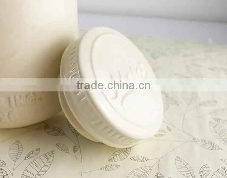 2017 new arrival factory wholesale custom design ceramic sugar pot