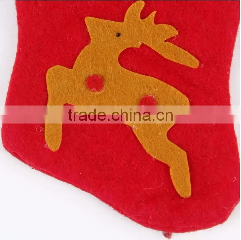 Christmas non-woven fabrics little socks Christmas socks pendant The Christmas tree decorations pendant