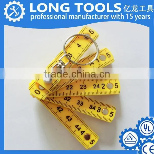 Hot selling plastic promotional folding ruler use for measuring
