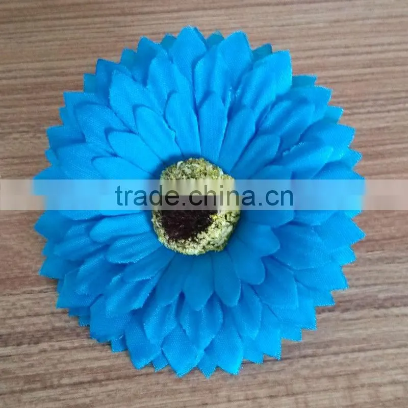 fabric flower head artificial flower head silk flower head