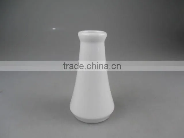 Stocklot cheap white ceramic flower vase