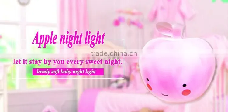 apple smile outdoor car decoration night led lamp