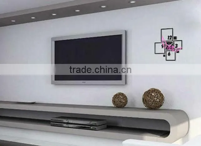 3D Mirror Wall Clock Sticker