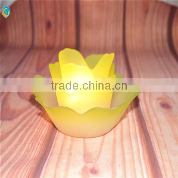 Custom handmade ceramic lotus candle holder