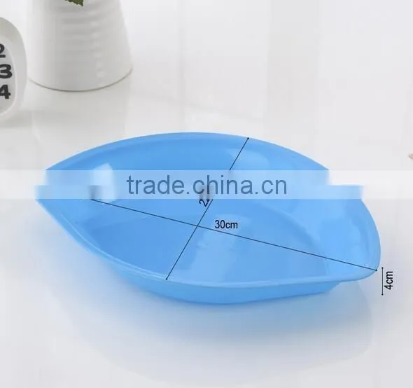 2016 new design colorful plastic fruit tray fruit bowl snack tray nut bowl candy tray