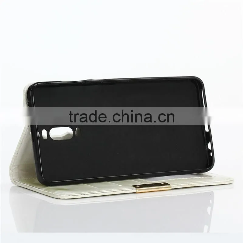 Noble design high quality marble PU card bumper/pocket cell phone case for Huawei