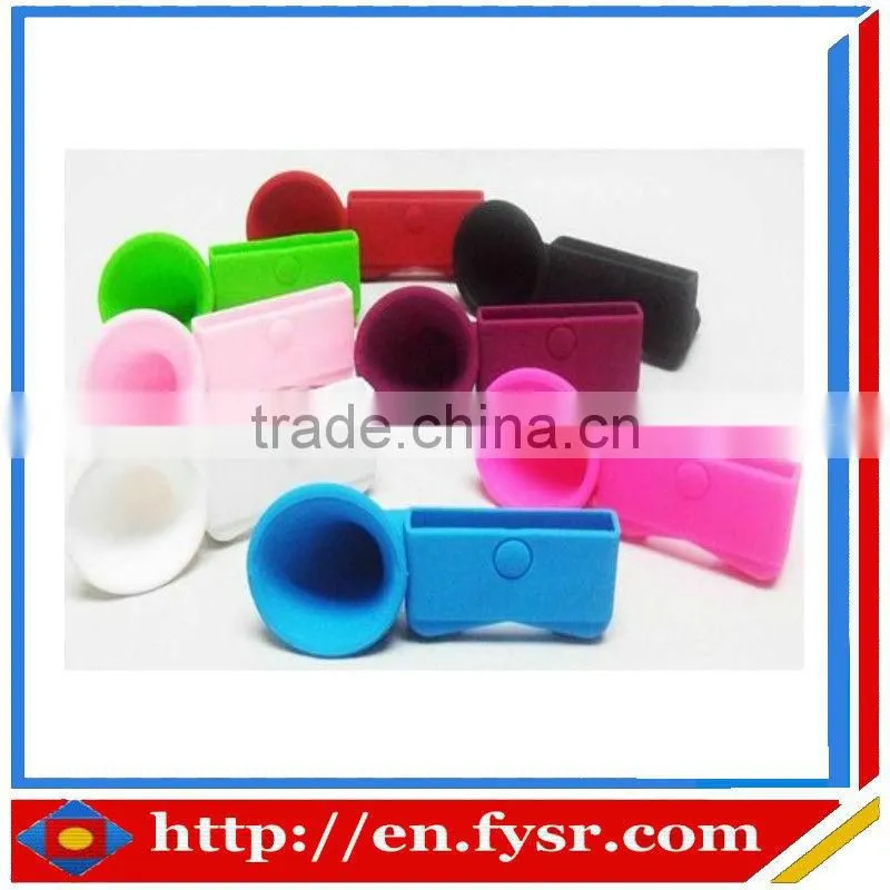 silicone mini speaker silicone cellphone loudspeaker