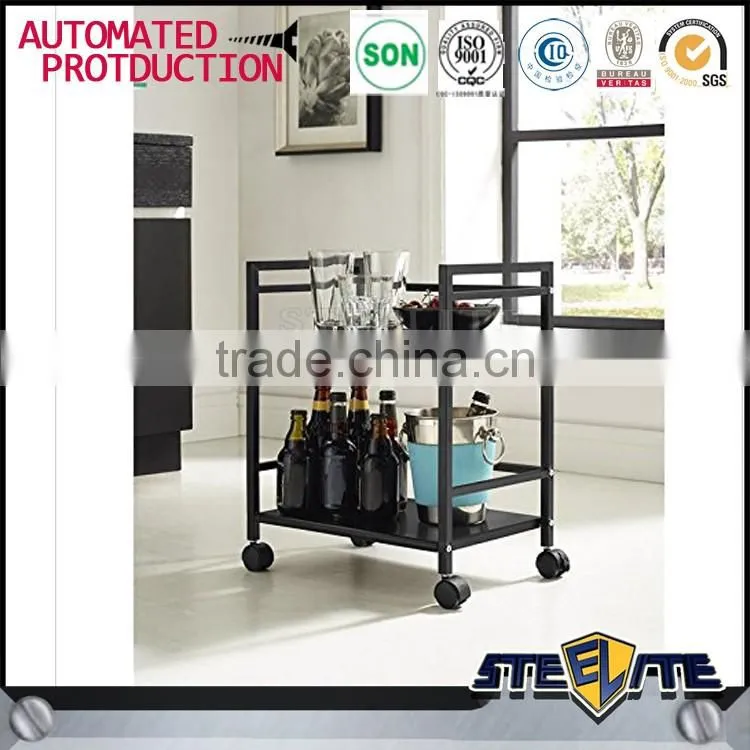 Hotel furniture metal material movable snake food display rack