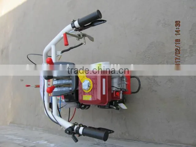 Tractor mounted lawn mower auger soil drilling tiller