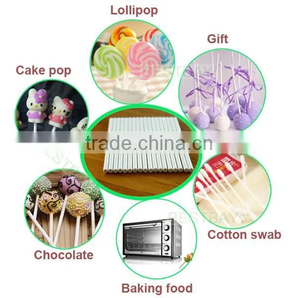 White lolly paper stick,cake paper stick,medical paper stick,swab paper stick