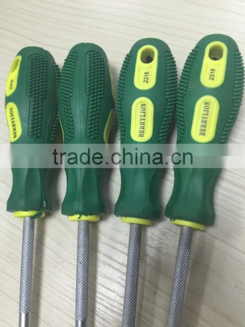 Berrylion Dual Color Screwdriver CR-V Slotted & Phillips SCREWDRIVER