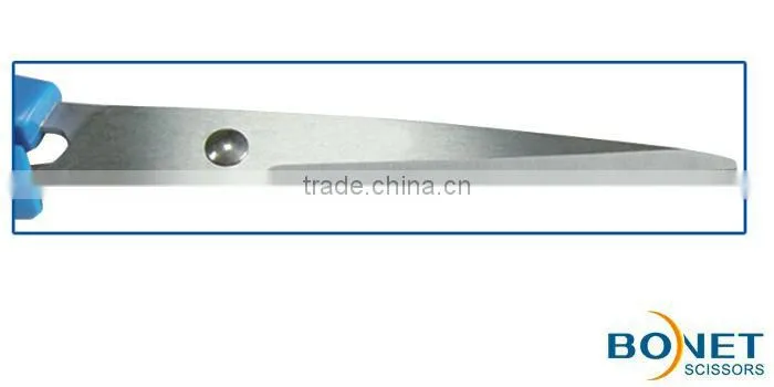 S66011 6-3/4" 2cr13 blades PP handle stationery office paper scissors Easy to use