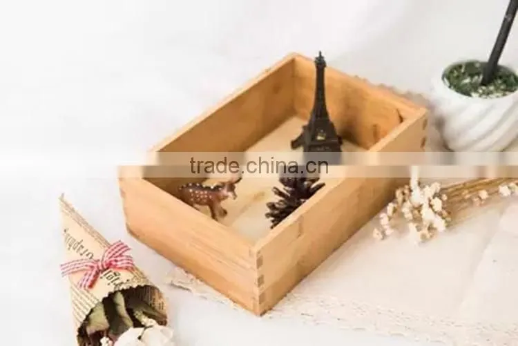 Cute simple bamboo box