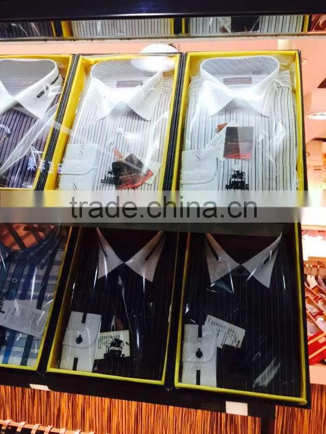 Men handsome elegant T/C dress shirt 2015