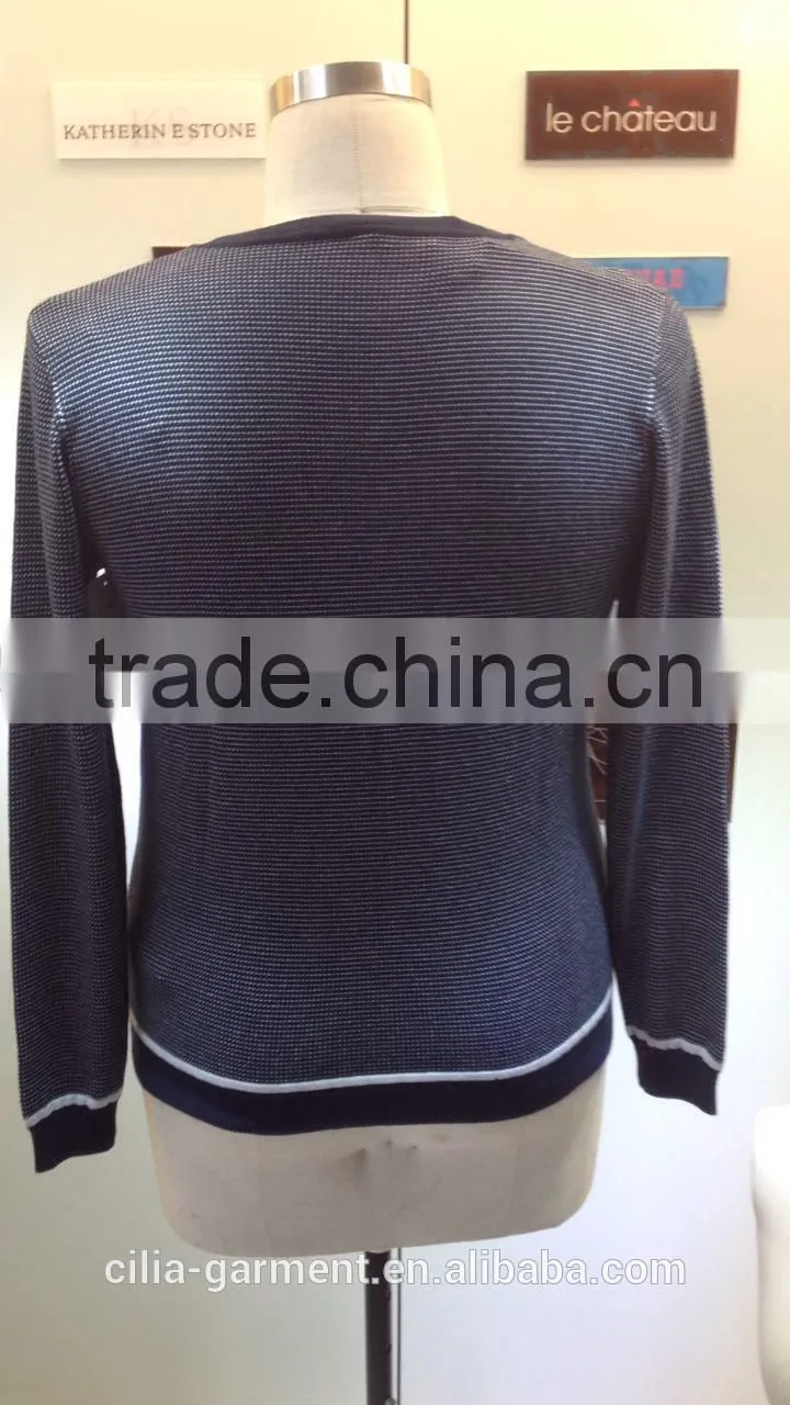2015 New fashion knitting men sweater with long sleeve