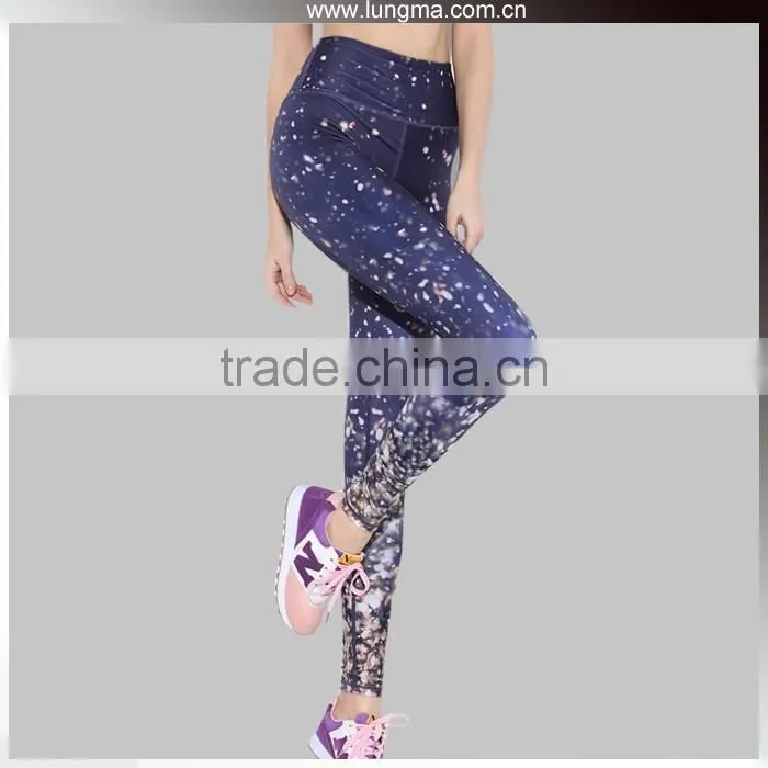 (Top Quality) Custom Yoga Comprssion Running Pants For Sports