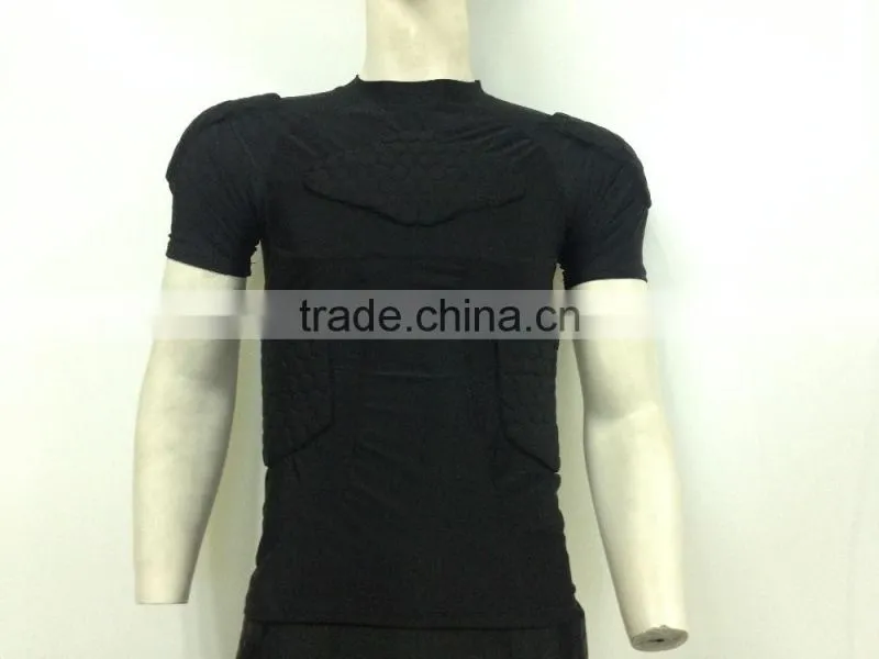 Custom Rubber Foam padded protective compression shirt