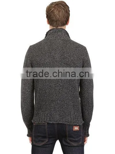 High Quality Hot Sell Man Heavy Knit Cardigan