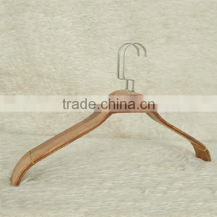Brand new low-price wooden coat hanger antique wooden suits hanger wooden hanger