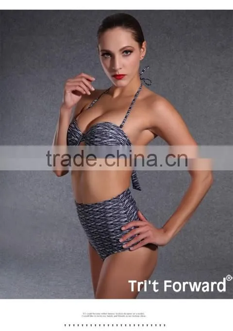 2016 swimwear OEM unique design young girl sexy eyeball-catching bikini