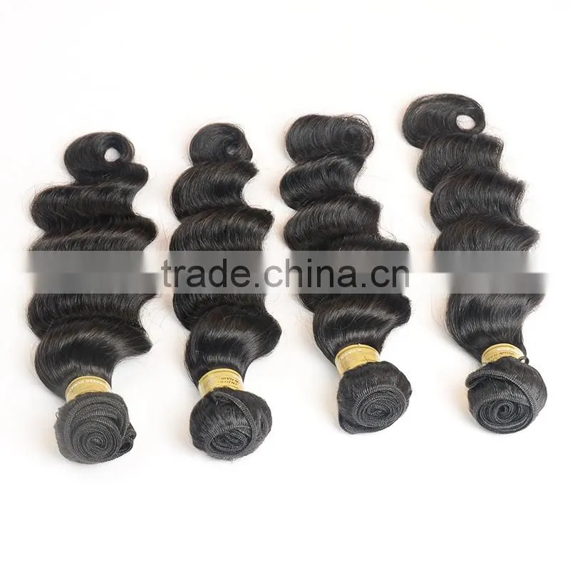 2017 unprocessed wholesale loose deep wave weave hair styles