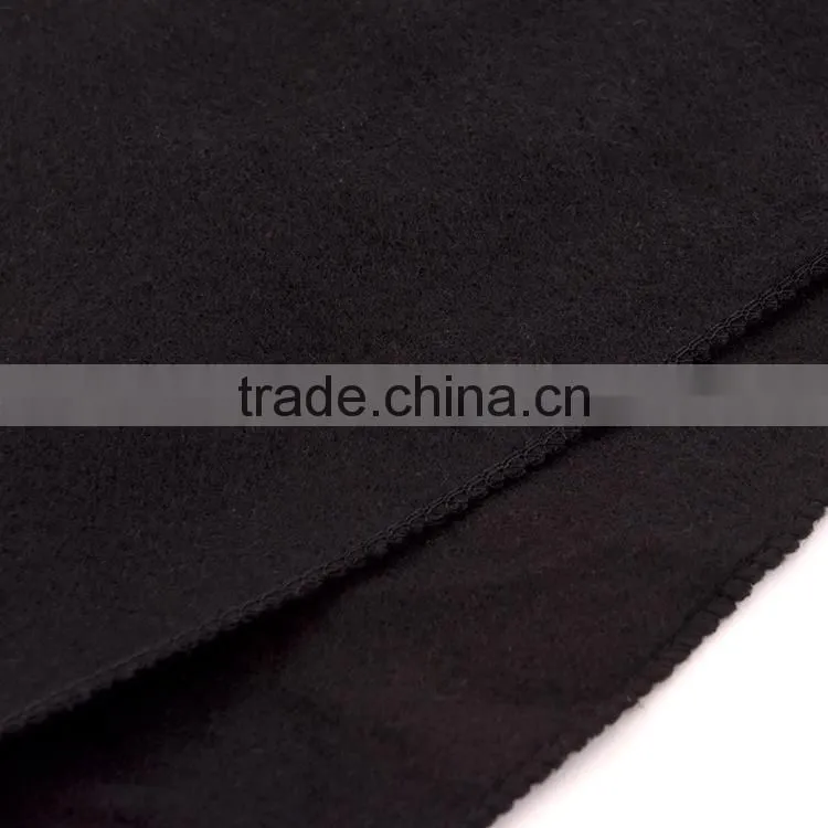 promotion polar fleece cheap scraf hat gloves sets package with polyester taffeta bag