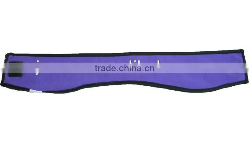crane red polar fleece headband with magic tape