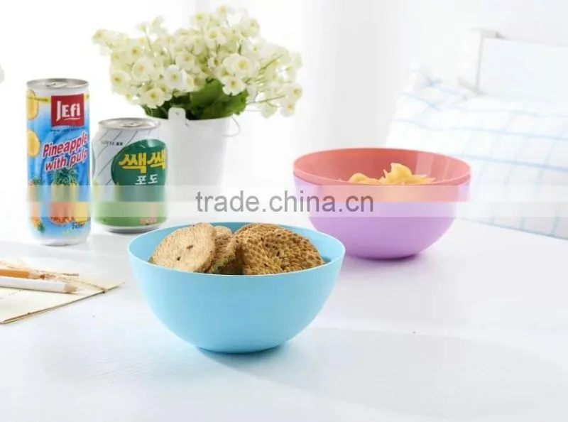 Mini disposable colorful sala plastic bowl