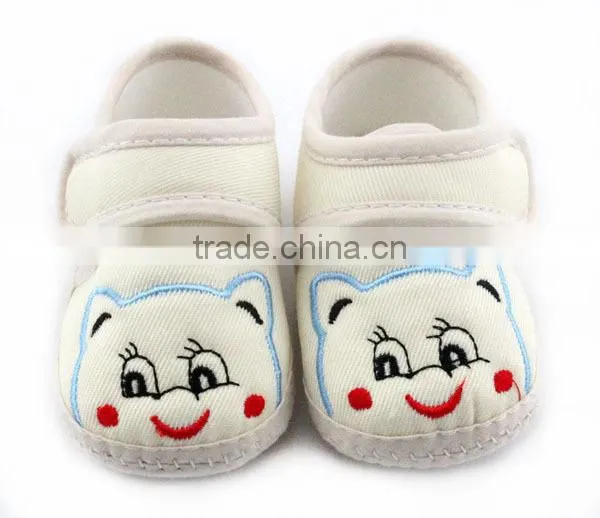 lovely smile face bear summer baby shoes for boy