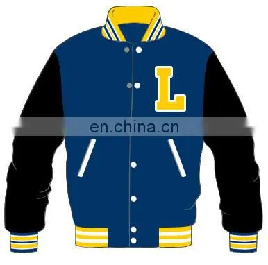 Unisex American Style Baseball Jackets Varsity University College Baseball Jacket Custom Made baseball