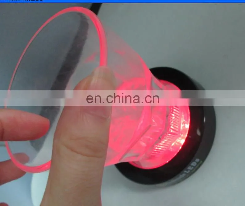 good quality led bottle coaster led flashing coaster