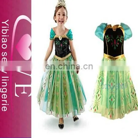 In stock/OEM girls skirt elsa anna dress