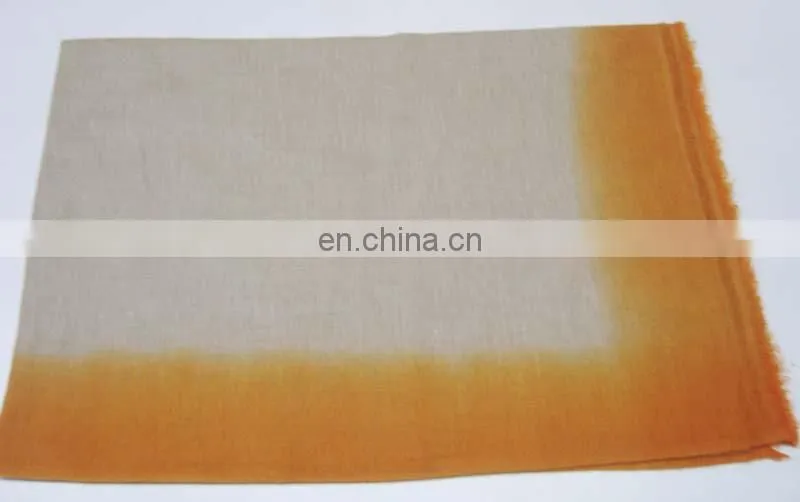 Gauze Pashmina wool shawl stoles with Ombre dye 2017