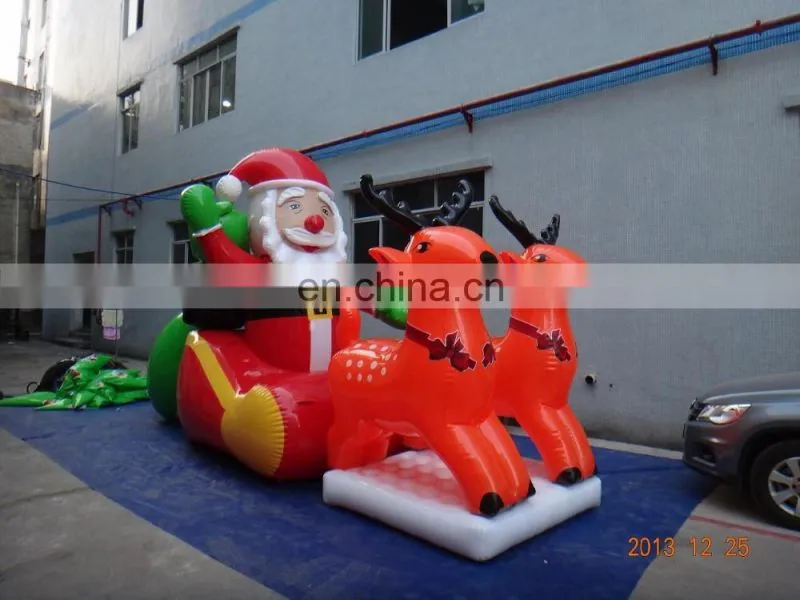 Outdoor inflatable Christmas decorations --Reindeer and Santa Claus