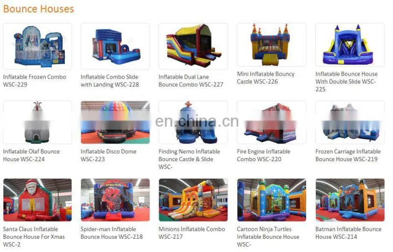 Spider man inflatable jumping combo, high quality bouncers winsun inflatables