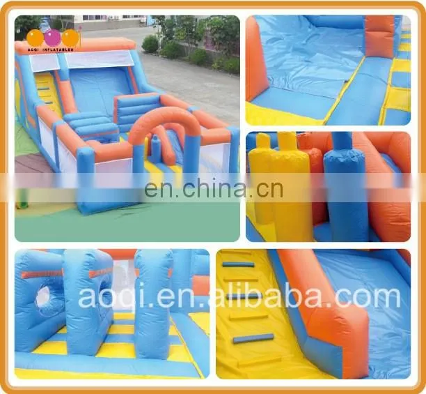Children outdoor big inflatable fun city pvc material inflatable fun park for sale