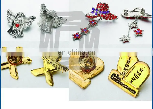 Fashion Metal Red Hat Pin Brooch Pin