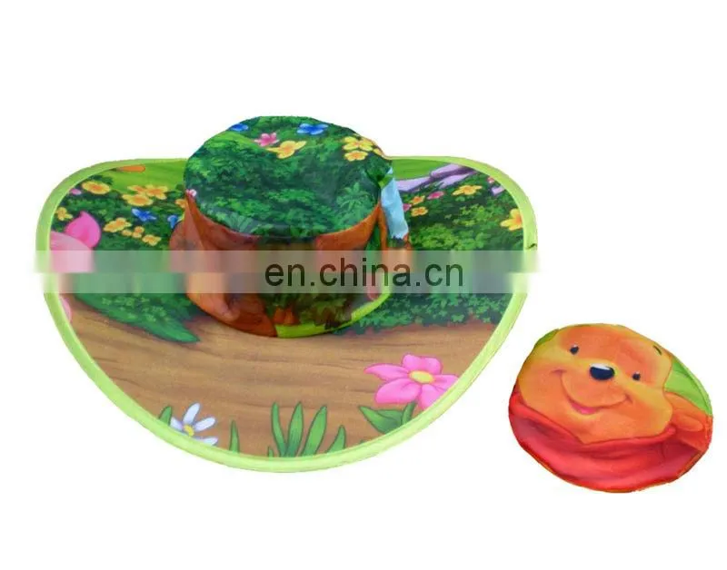 new promotion hot sale 190t foldable fashional sun hats