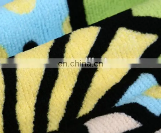 Cheap customized printed microfiber soft new promotional 100% polyester beach towels