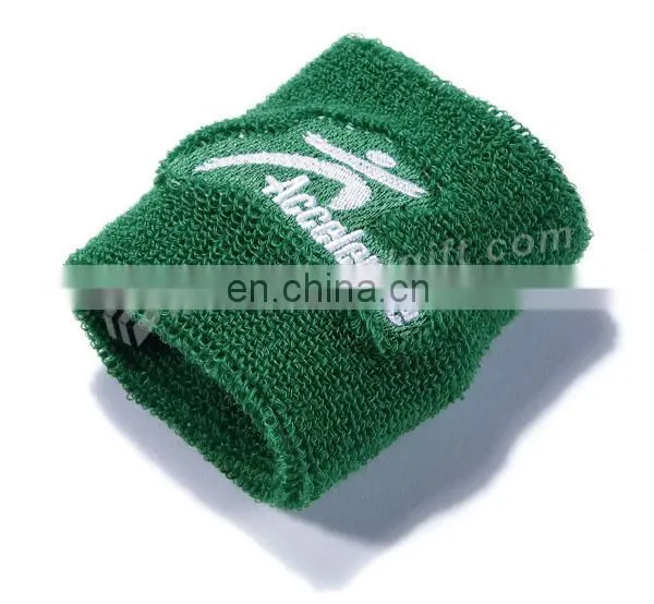 Promotion Embroideried Terry Cotton Wristband/Sweatband