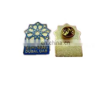 cheap promotional round metal Uae magnet pins
